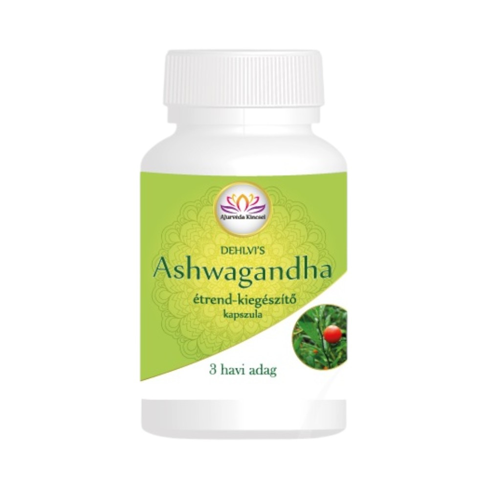Capsule Dehlvis cu ashwagandha, 90 bucăți