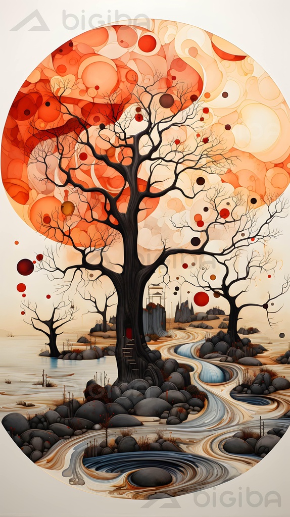Autumn's Surreal Symphony