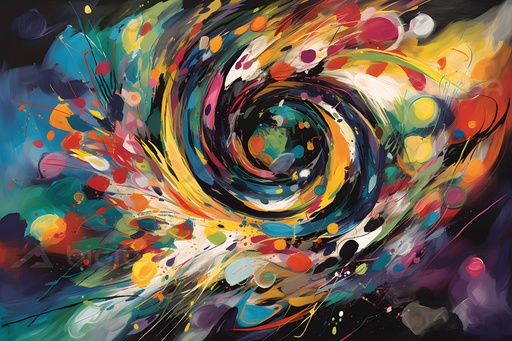 Kosmischer Farbvortex