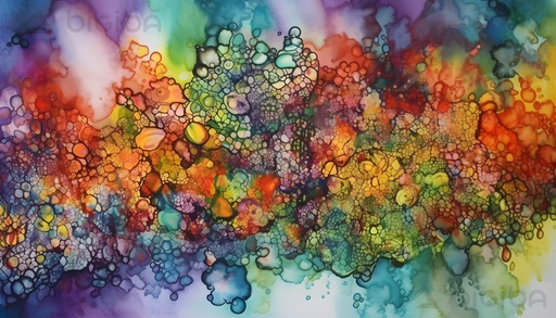 Sonhos etéreos de cor