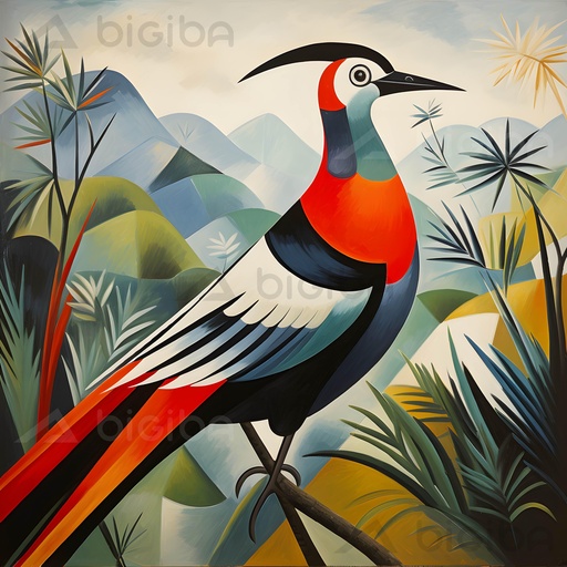 Mystischer Bergvogel