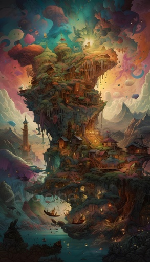 Ethereal Heights: Dedina Dream-Spire