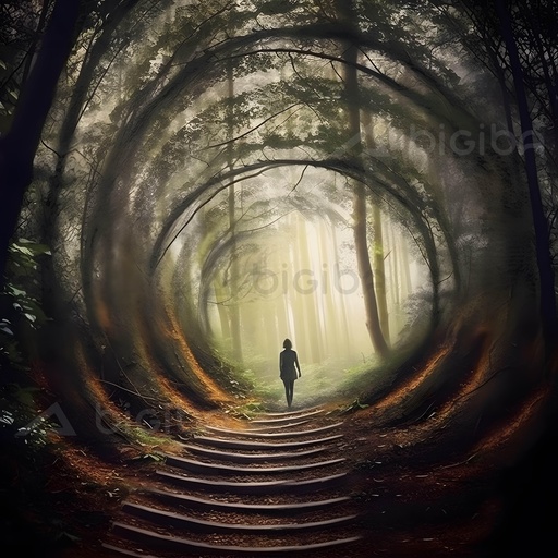 Mystisches Waldtor