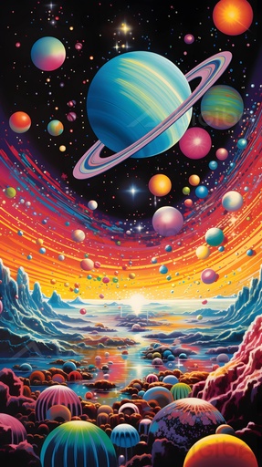 Paesaggio Onirico Celeste