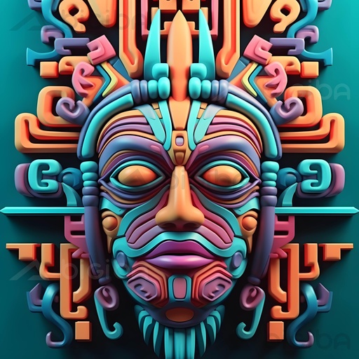 Mystische aztekische Vision