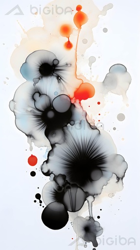Ink Blossom Cascade