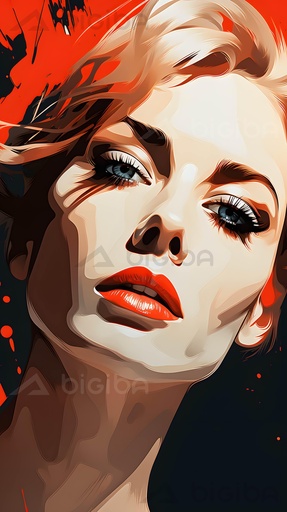 Purpurroter Blick