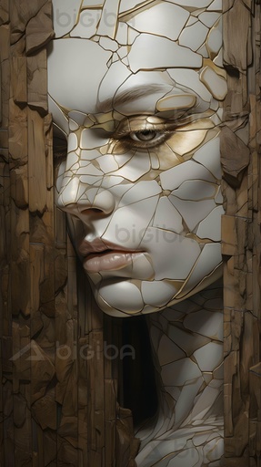 Visage cristallin