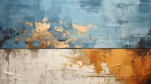 Azure & Gold Horizon