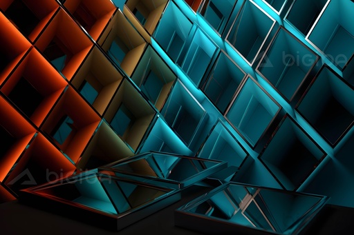 Paysage onirique cubiste