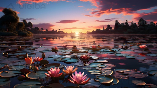 Serene Lotus Dreamscape