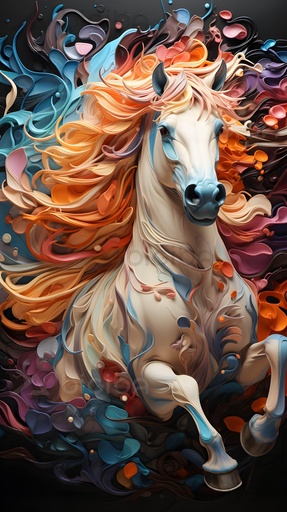 Ethereal Equine Elegance