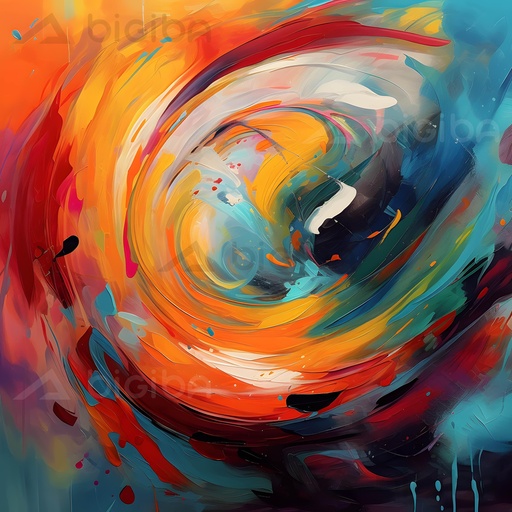 Wirbel der Farben