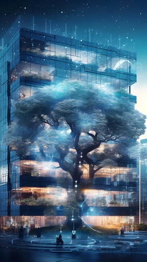 Arboreal Oasis Amidst Urban Stars