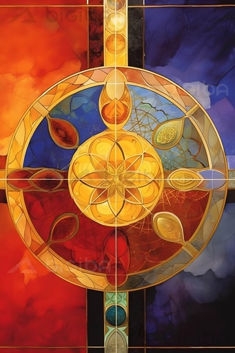 Himmlische Mandala-Fusion