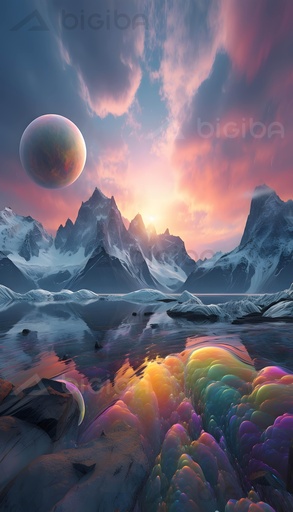 天空的梦幻景观