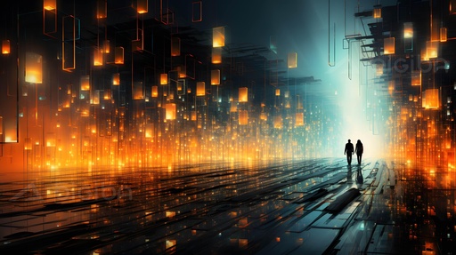 Neon Noir Dreamscape