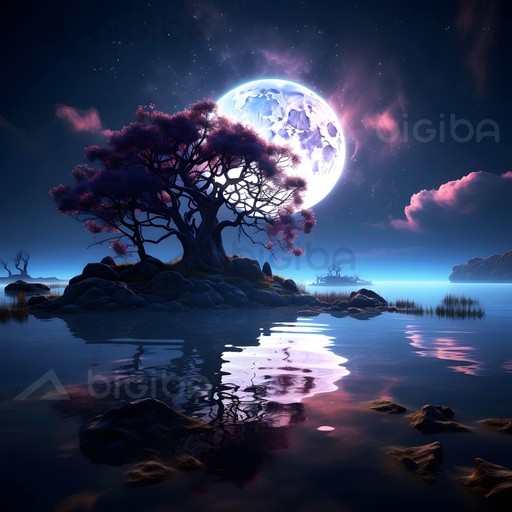 Sérénité de la Lune Sakura