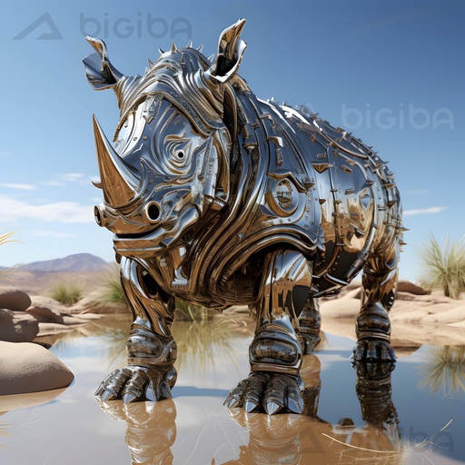 Robotic Rhino Mirage