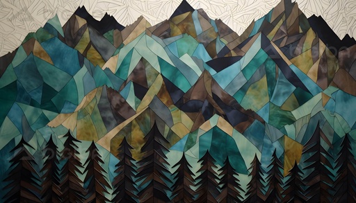 Mystisches Bergteppich