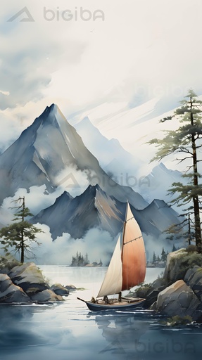 Mountain Serenity Sail