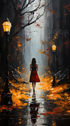 Étreinte de l'automne