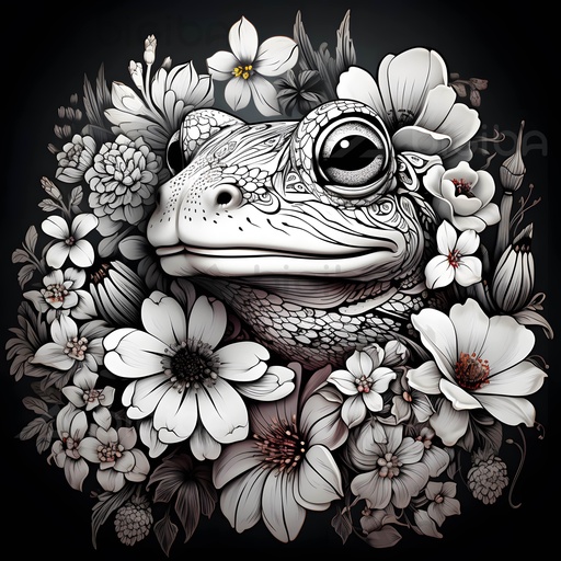 Enigma anfibio floral