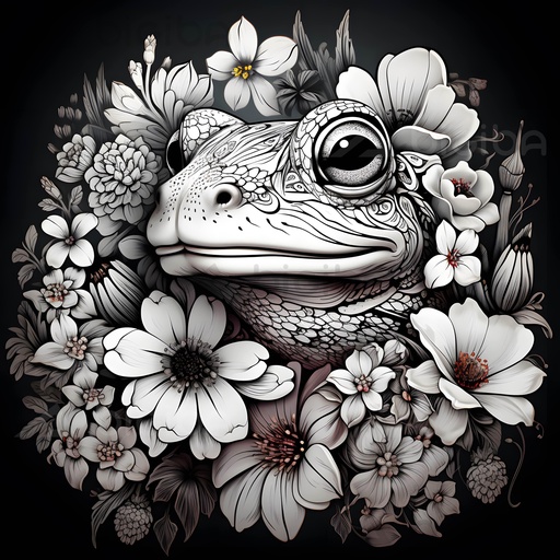 Floral Amphibian Enigma