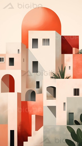 Paysage de rêve désertique