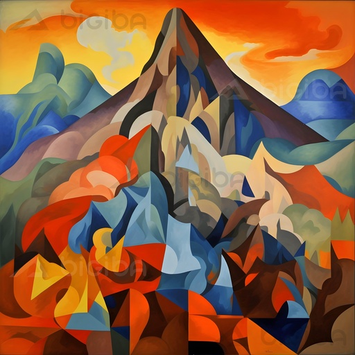 Majestic Mountain Mosaic