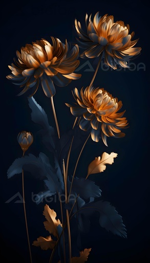 Flori de Nocturnă Aurie