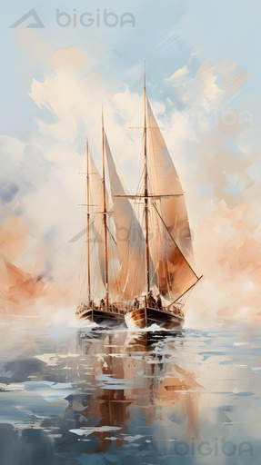 Sailing the Sunlit Hues