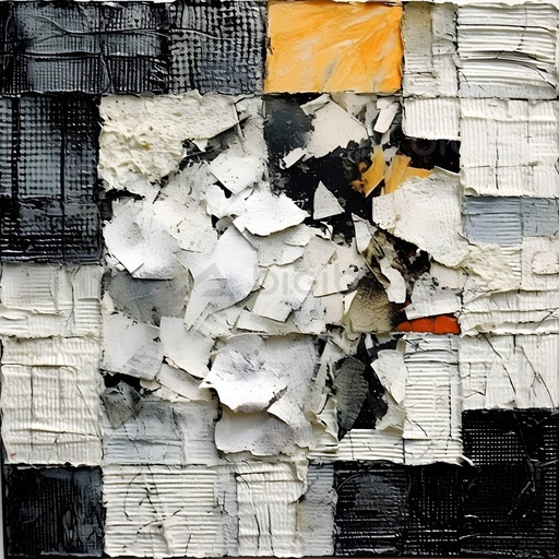 Mosaico monocromo