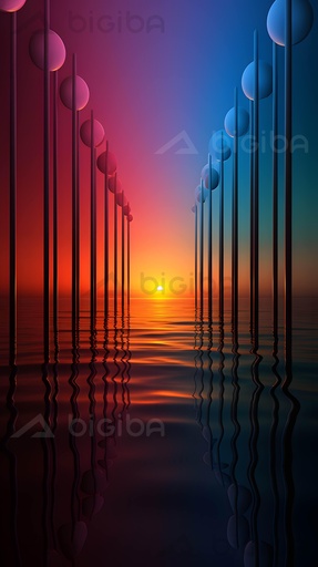 Simmetria del tramonto