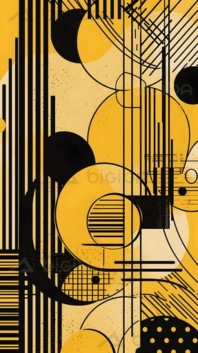 Goldene Geometrische Symphonie