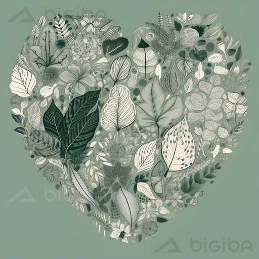 Battito cardiaco verde brillante